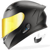 Casco de motocicleta GDM VENOM con intercomunicador Bluetooth HYPERSONIC