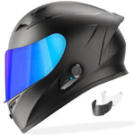 Casco de motocicleta GDM VENOM con intercomunicador Bluetooth HYPERSONIC